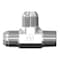 World Wide Fittings Male JIC to Male Pipe to Male JIC Run Tee F5755X04X02X04 - alternate 1